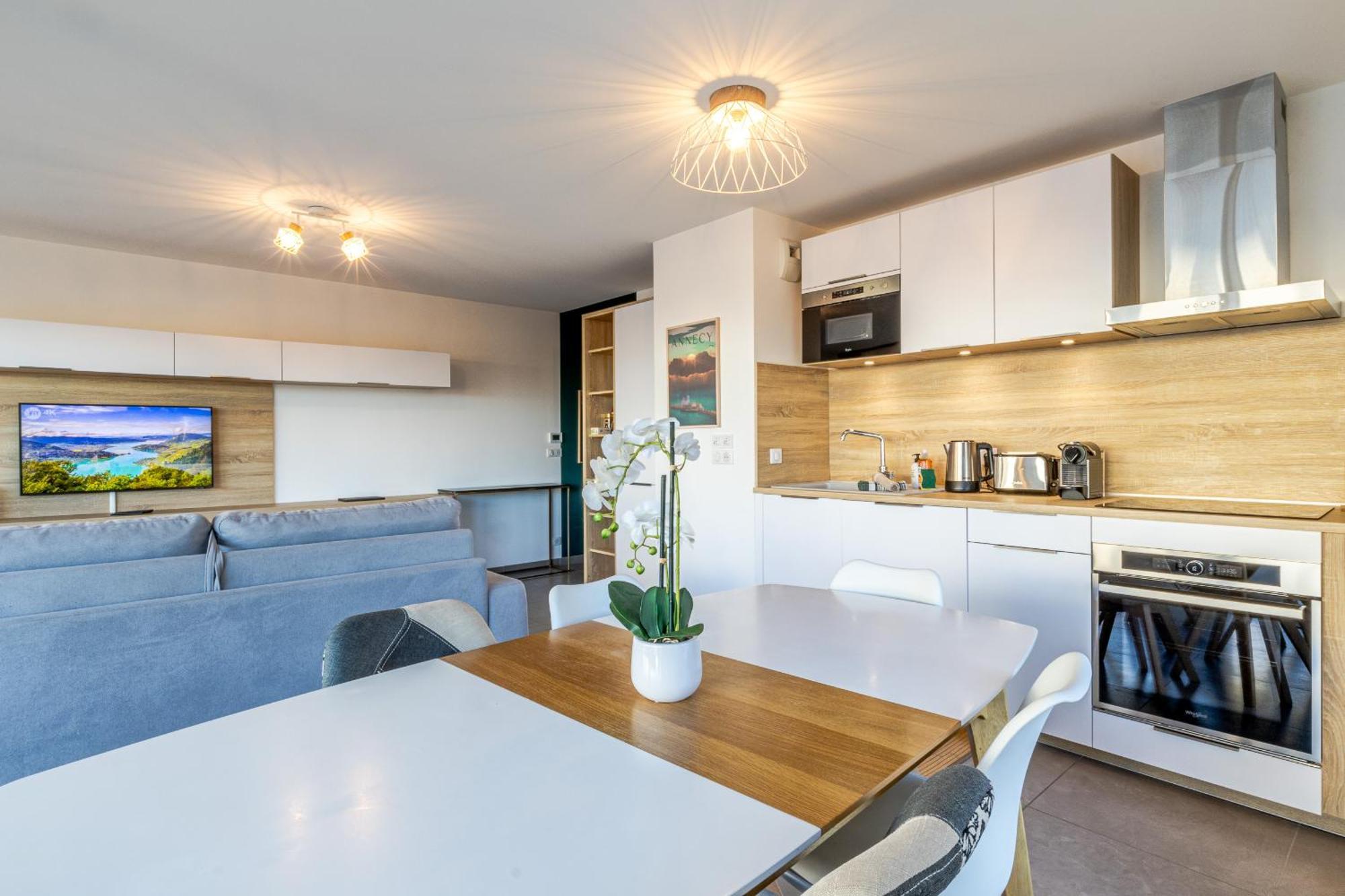 La Plume Vue Lac 3 Etoiles - Garage Prive, Secteur Recherche, Moderne & Tout Equipe, 6 Personnes آنسي المظهر الخارجي الصورة